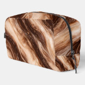 Trousse De Toilette Chocolate Milkshake Marble Texture (Coin droit)