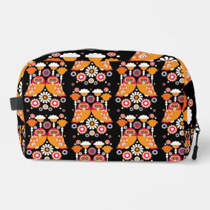 Trousse De Toilette Chouette d'art populaire