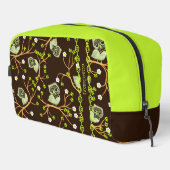 Trousse De Toilette Chouettes et fleurs (Coin droit)