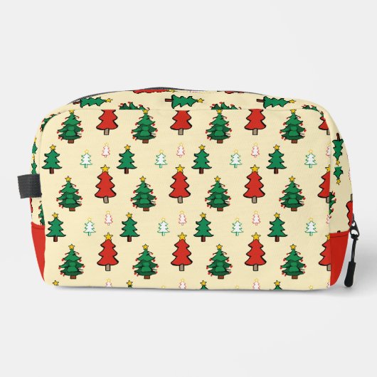 Trousse De Toilette Christmas tree with star topper seamless pattern (Recto)