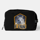 Trousse De Toilette Citation Alpaca Be Genuine - Llama Lover (Verso)