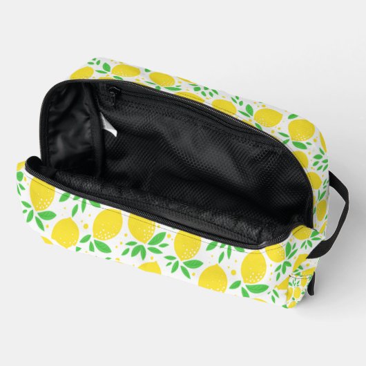 Trousse De Toilette Citrons Jaune Citron (Ouvrir)