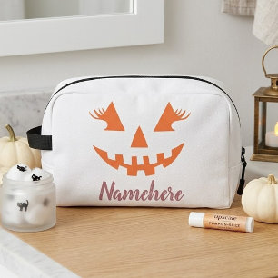 Trousse De Toilette Citrouille personnalisée Jack O Lantern Halloween