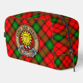 Trousse De Toilette Clan Kerr Crest sur Tartan (Coin droit)