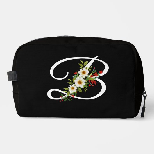 Trousse De Toilette Classic monogram  initial white flower mother gift (Recto)