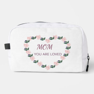 Trousse De Toilette Cœur de Pivoine Voyage Beauté pour Maman