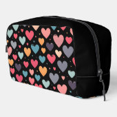 Trousse De Toilette Coeurs colorés Saint Valentin (Coin droit)