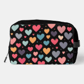 Trousse De Toilette Coeurs colorés Saint Valentin (Verso)