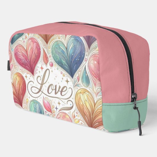 Trousse De Toilette Coeurs et amour (Coin droit)