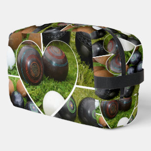 Trousse De Toilette Collarge photo Vintage des Bowls de pelouse,