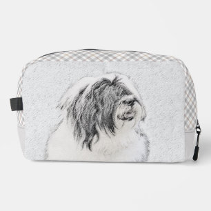 Trousse De Toilette Collie à poils Beardie Black Dessin mignon Chien A