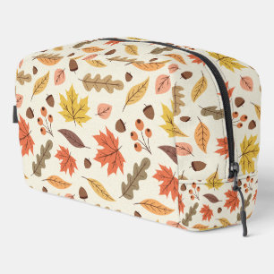 Trousse De Toilette Coloré Feuille d'automne Motif