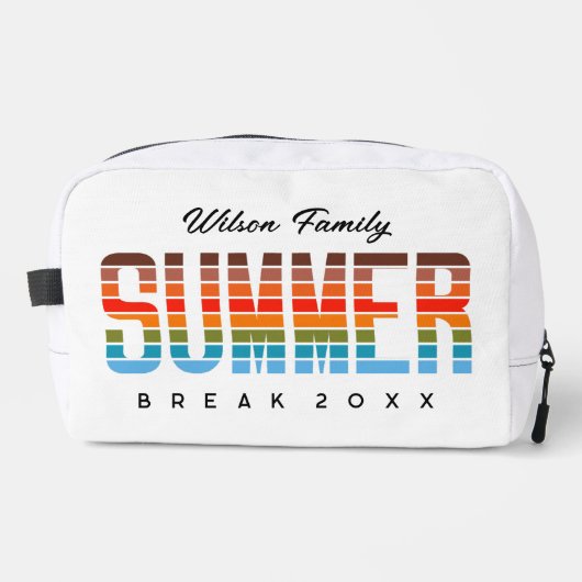 Trousse De Toilette Colorful Family Summer Sunset Beach Gathering (Recto)