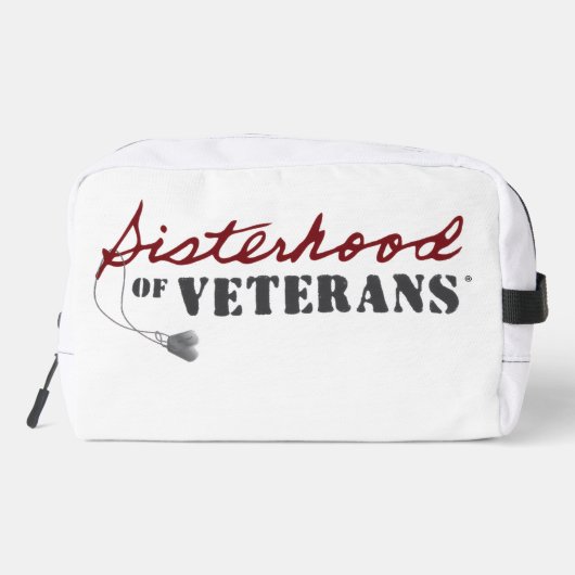 Trousse De Toilette Conception de fierté militaire des sœurs de vétéra (Verso)