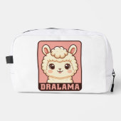 Trousse De Toilette Conception d'illustration de lama mignon (Recto)
