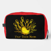 Trousse De Toilette Conception personnalisée de l'équipe de Bowling en (Recto)