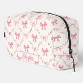 Trousse De Toilette Coquette rose Bow (Coin droit)