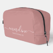 Trousse de toilette cosmétique à écriture minimale (Coin droit)