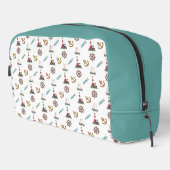 Trousse De Toilette Couleur Motif sur blanc (Coin droit)