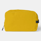 Trousse De Toilette Couleur solide jaune moutarde (Verso)