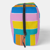 Trousse De Toilette Couleurs à rayures tropicales de Bonaire (Droite)