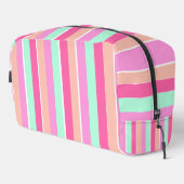 Trousse De Toilette Couleurs de bonbons rayures (Coin droit)