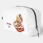 Trousse De Toilette Crâne - Tête diabolique avec serpent (Coin droit)