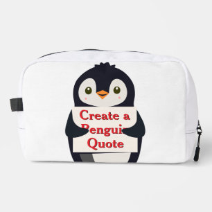 Trousse De Toilette Créer une citation de pingouin