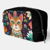 Trousse De Toilette Crowned Bejewelled Cat (Coin droit)
