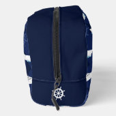 Trousse De Toilette Cruising Cruise Ship Personalised Blue and White (Droite)