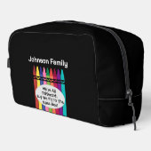 Trousse De Toilette Custom Family Reunion Utility Bag  (Coin droit)