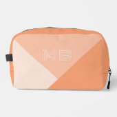 Trousse De Toilette Custom Pastel Sunny Peach Summer Coral Orange (Recto)