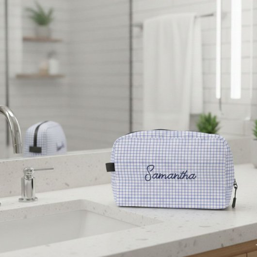 Trousse De Toilette Customized beauty case with initials, makeup bag