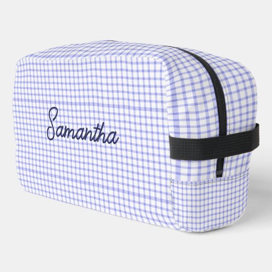 Trousse De Toilette Customized beauty case with initials, makeup bag (Coin gauche)