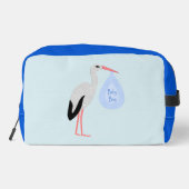 Trousse De Toilette Cute Blue Baby Boy Stork (Verso)