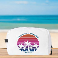 Cute Custom Girls Plage Voyage Palm Rose Coucher d
