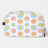 Trousse De Toilette Cute fleur pastel hippy motif rétro (Recto)