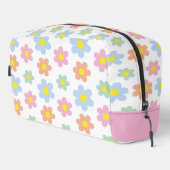 Trousse De Toilette Cute fleur pastel hippy motif rétro (Coin droit)