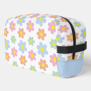 Trousse De Toilette Cute fleur pastel hippy motif rétro
