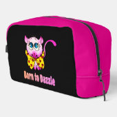 Trousse De Toilette Cute Pink Kitty - Born to Dazzle Art (Coin droit)
