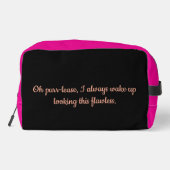 Trousse De Toilette Cute Pink Kitty - Born to Dazzle Art (Verso)