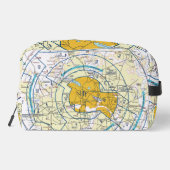 Trousse De Toilette Dallas - Ft. Graphique d'itinéraire (Verso)