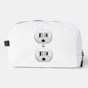 Trousse De Toilette Décor humoristique de la prise électrique