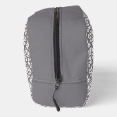 Trousse De Toilette Défiler Damask Pattern Crème sur gris (Droite)