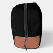 Trousse De Toilette Demoiselle d'honneur écriture dorée moderne noir (Droite)