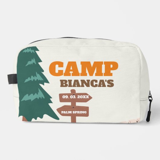 Trousse De Toilette Dernier Sentier Avant Le Camp Veil Bachelorette (Recto)