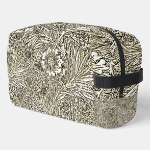 Trousse De Toilette Design floral complexe en Brown et blanc