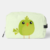 Trousse De Toilette Dessin animé d'oiseau vert (Verso)