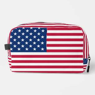 Trousse De Toilette Dessin de fierté du drapeau américain USA