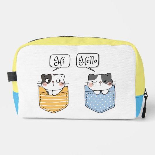 Trousse De Toilette deux chats (Recto)